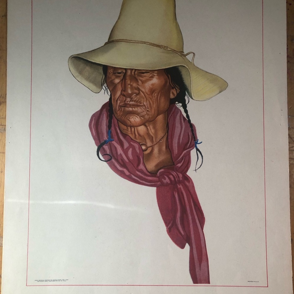 Vintage Winold Reiss Print